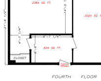 As-built Office Floor Plan